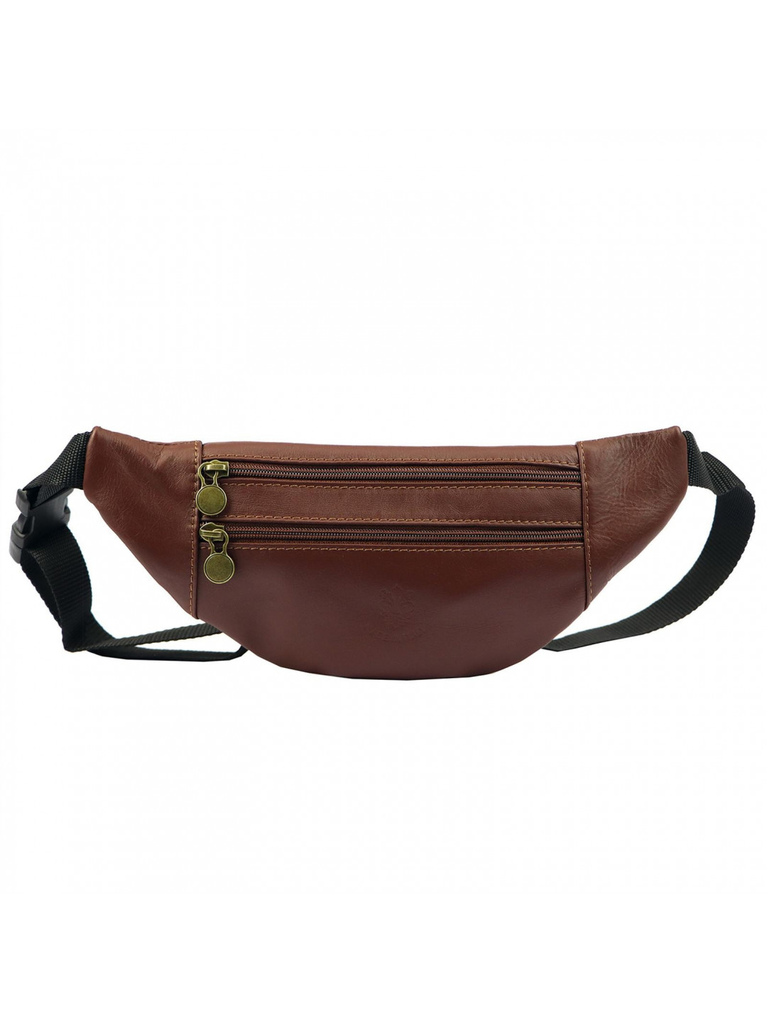 Pánská kožená ledvinka Vera Pelle Agnar – hnědá